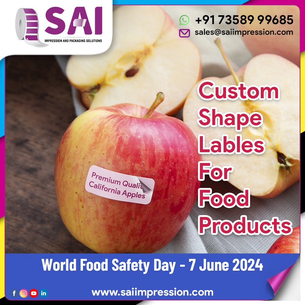 ImpressionSai's tweet image. On #WorldFoodSafetyDay, we commit to ensuring every bite is safe.

Our #PremiumFoodLabels guarantee accurate food safety information for your peace of mind.

Order your Food Packaging Labels - bit.ly/food-packaging…

#FoodPackagingLabels #FoodSafety #PrepareForTheUnexpected