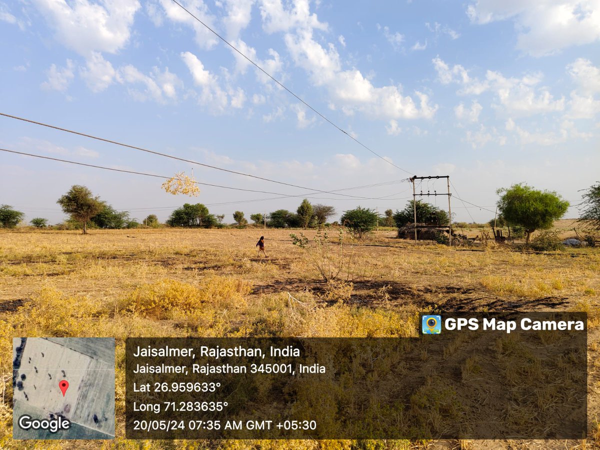 lalitpa17376823's tweet photo. @ccc_jdvvnl यह‌ डेलासर गांव के पास चांधन उप-खंड, जैसलमेर की‌ तस्वीरें हैं जहां 11 केवी लाइन इतनी नीचे आ गई की किसी व्यक्ति द्वारा भी इसें छूआ जा सकता है। कृपया उचित कार्रवाई कर जान-माल की हानी से बचें।
@BhajanlalBjp @RajCMO  @hlnagar @CEEPIndia @RakeshParmarNGO @consumer_guild https://t.co/a36hi0ezgg