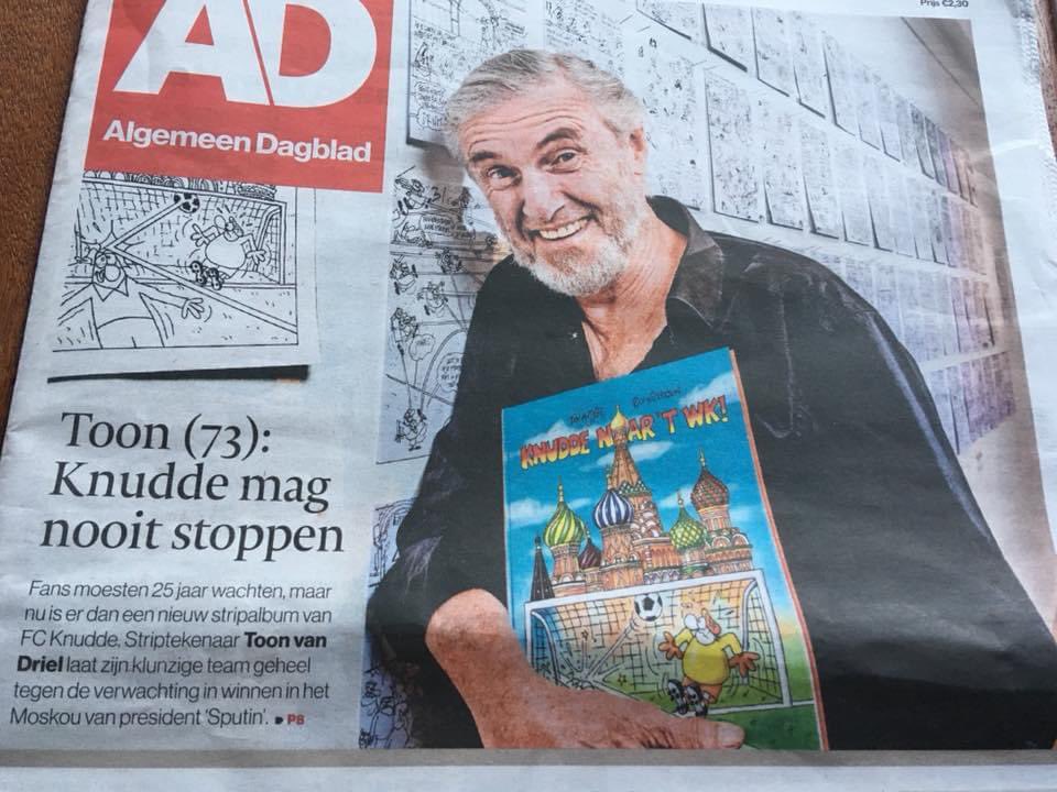RensMuller's tweet photo. Zes jaar later staat FC Knudde nog altijd in het AD https://t.co/giKojtSULP