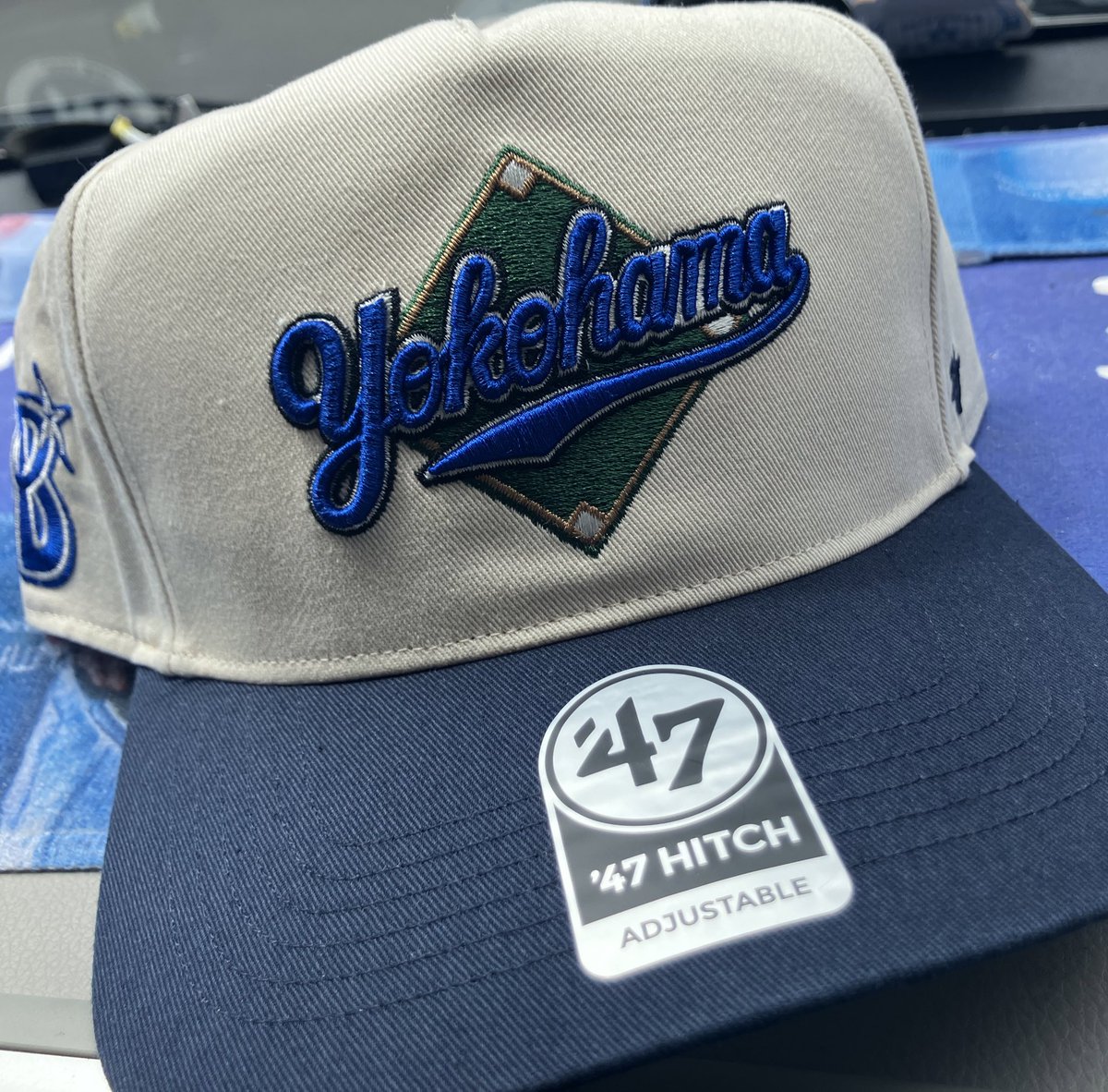 ライブ前にハマスタへ これよこれ！！こういうロゴのが欲しいんですよ