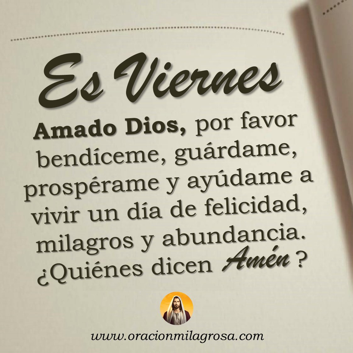 Confía, de la mano de DIOS hoy será tu gran día, ¿Quienes dicen AMÉN? 🙏