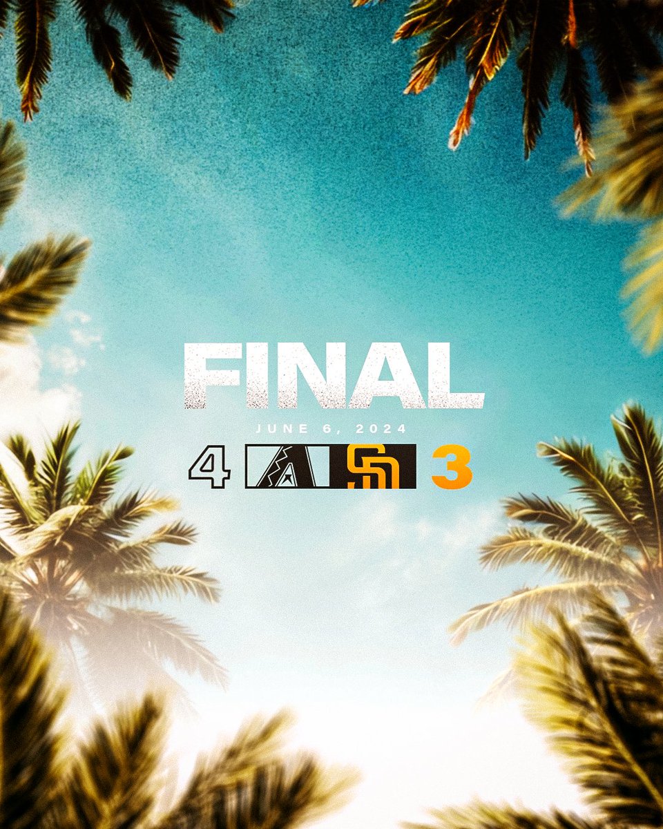 Padres's tweet photo. Final. https://t.co/PLvhDgwZ2J