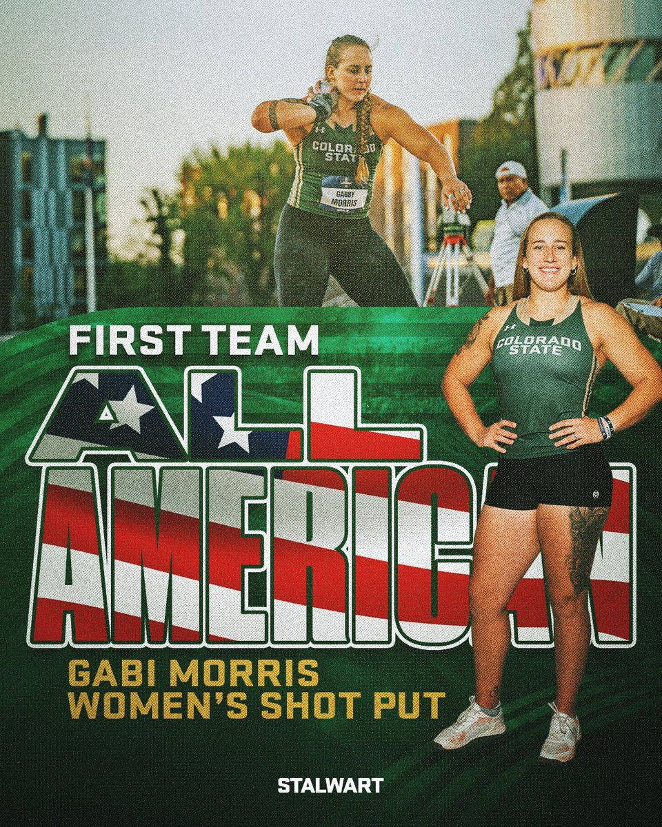 Going out with a 𝗕𝗔𝗡𝗚 💥

For the FIRST TIME Gabi Morris is a 𝐅𝐈𝐑𝐒𝐓 𝐓𝐄𝐀𝐌 𝐀𝐋𝐋 𝐀𝐌𝐄𝐑𝐈𝐂𝐀𝐍!! 

#Stalwart x #CSURams