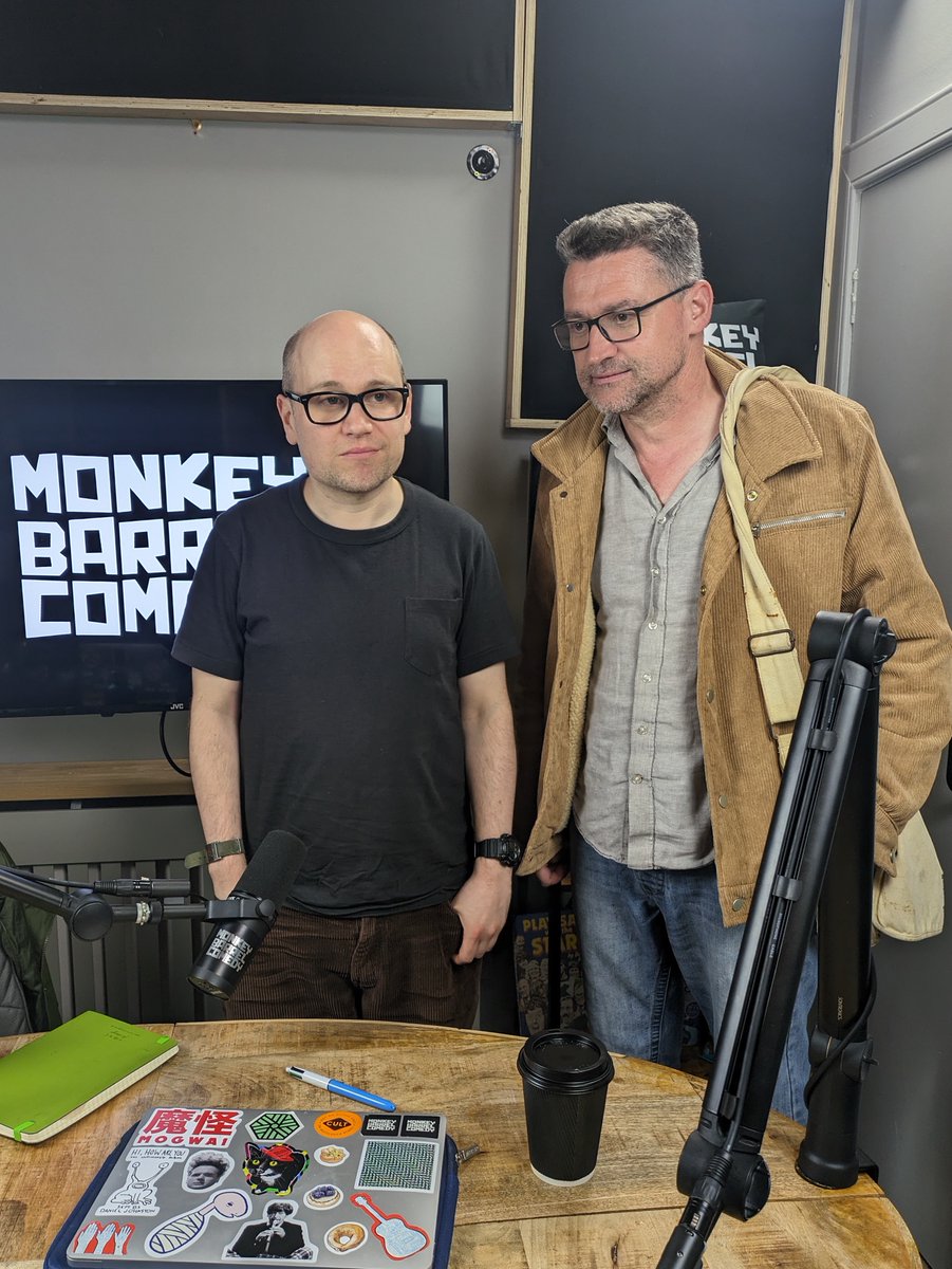 PaulMuchPod's tweet photo. Episode 12 is up and my guest this week doing the impression games was comedian and podcaster Joe Heenan!!!

As you can see we had all the emotions.

Episode here: https://t.co/yybTlHHKu4 https://t.co/nkaIUSz13B