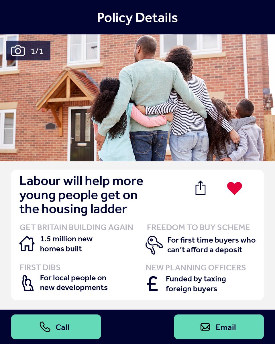 UKLabour's tweet photo. ๐๏ธ @Keir_Starmer will not sit by as the Tories leave a generation of young people to become renters for life.
Labour will get Britain building and deliver the change needed to get first-time buyers on the housing ladder. https://t.co/ZXit8zbXNx