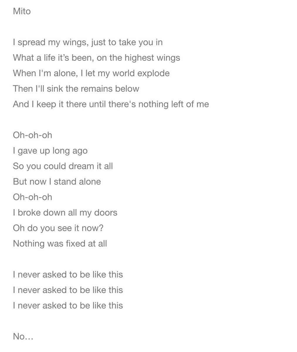 mito_is_real's tweet photo. skins, saint, and limbo lyrics #DPRIAN #SAINT https://t.co/E8UKL6dB6a