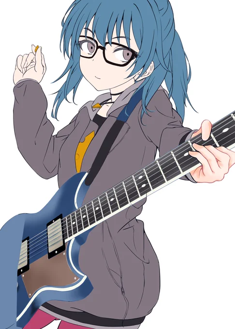 お昼時間にベタ塗りまで終わった音緒先輩 