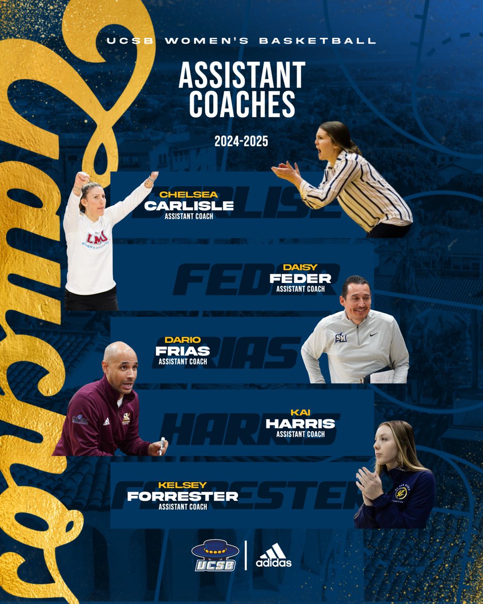 The staff is 🔒! I am so excited to welcome this crew to Santa Barbara! 
#WinWithPeople #HereCometheGauchos