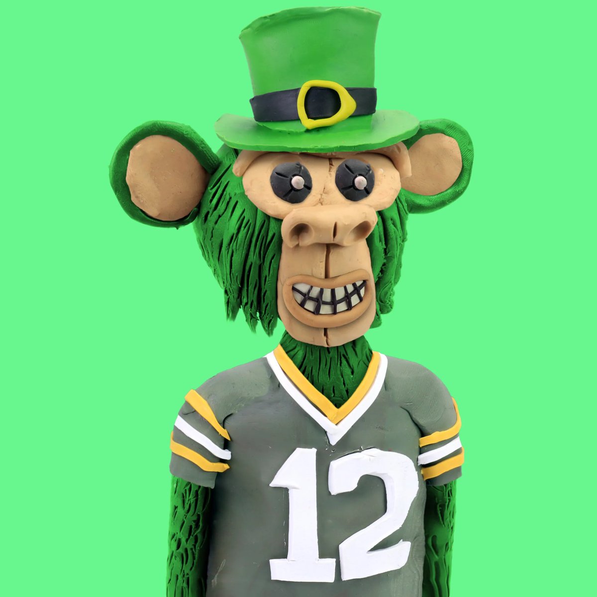 MatthewJScanlon's tweet photo. Swapped over half of my Claypez to  Mellow Monkeys tonight. Looking forward to the day I can upgrade this one with a Mahomes jersey. Patty Mahomes. @ClayJungleNFT https://t.co/NubuN9aQH0