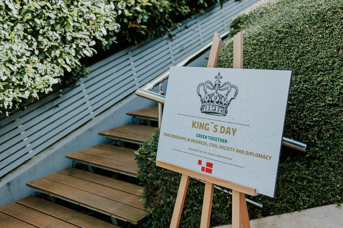 DKAmbCroatia's tweet photo. First ever 🇩🇰 King’s Day 👑 in Zagreb 🇭🇷 celebrating H.M. King Frederik’s birthday and officially marking the Danish Constitution Day on 5 June 📖

A great party 🥂 honoring Denmark and the values we stand up for 💪🏼 at home 🇩🇰 and abroad 🌎 @DanishMFA @MVEP_hr @VladaRH @Ured_PRH https://t.co/BruYBcTp04