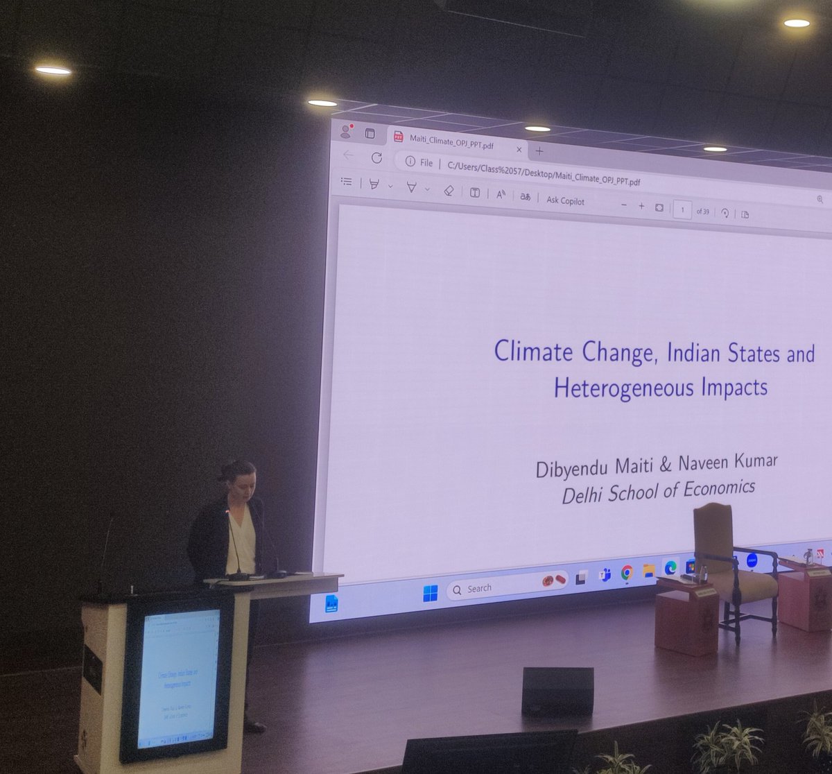 JSGP_JGU's tweet photo. We are live with Prof. Dibyendu Maiti's address on impacts of climate change on Indian states @JSGP_JGU Annual Conference @JindalGlobalUNI! 

Join us on Youtube: https://t.co/UqYNw67y8C https://t.co/a78Q1oRFaP