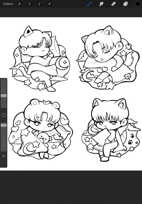 ateez x birthstone (2/2) sketches #wip
hopefully I can finish them today 🤧 