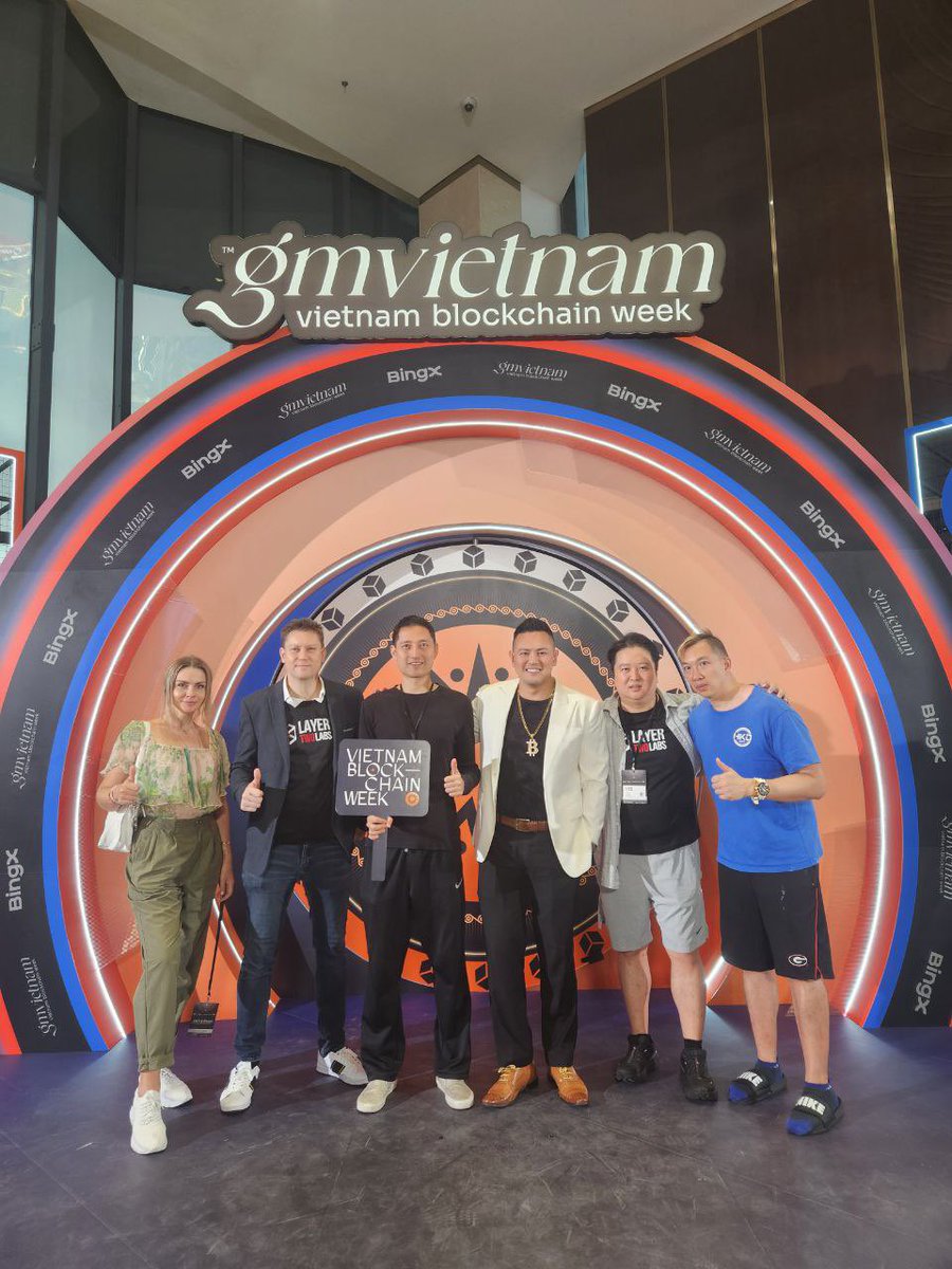 LayerTwoAsia's tweet photo. LayerTwo Labs @ GM Vietnam, one of the most packed blockchain conferences in SEA! Spreading word of #Drivechain !

@BMANLead @XTexchange https://t.co/Fq2MgFV4En