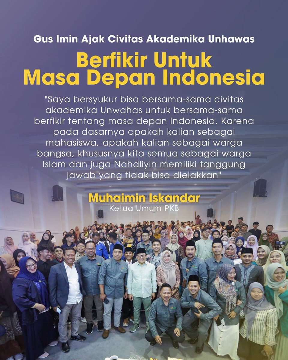 Sudah jadi tanggung jawab bersama untuk memikirkan Masa Depan Indonesia, apalagi mahasiswa agent of change, disanalah letak masa depan Indonesia, mahasiswa yang menentukan Indonesia mau seperti apa nantinya🇮🇩

#agentofchange #mahasiswa #1pkb #perubahan