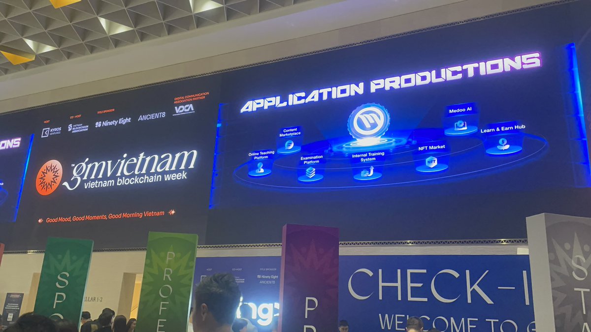 medoo_global's tweet photo. $medoo participates in @gmvn_official.
#medoo #education #blockchain #MedooChain #educoin #educator #education #LearnAndEarn #eLearning https://t.co/z840BtpJas