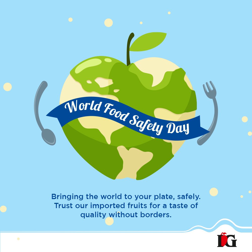 Savor the world's finest, safely brought to you.
#worldfoodsafetyday #foodsafety #safefood #foodsecurity #sustainablefarming #safetyfirst #foodsafetyfirst #freshfruits #healthyliving #eathealthy #livehealthy #stayhealthy #eatfresh #healthyeating #eatyourfruits #igfruits