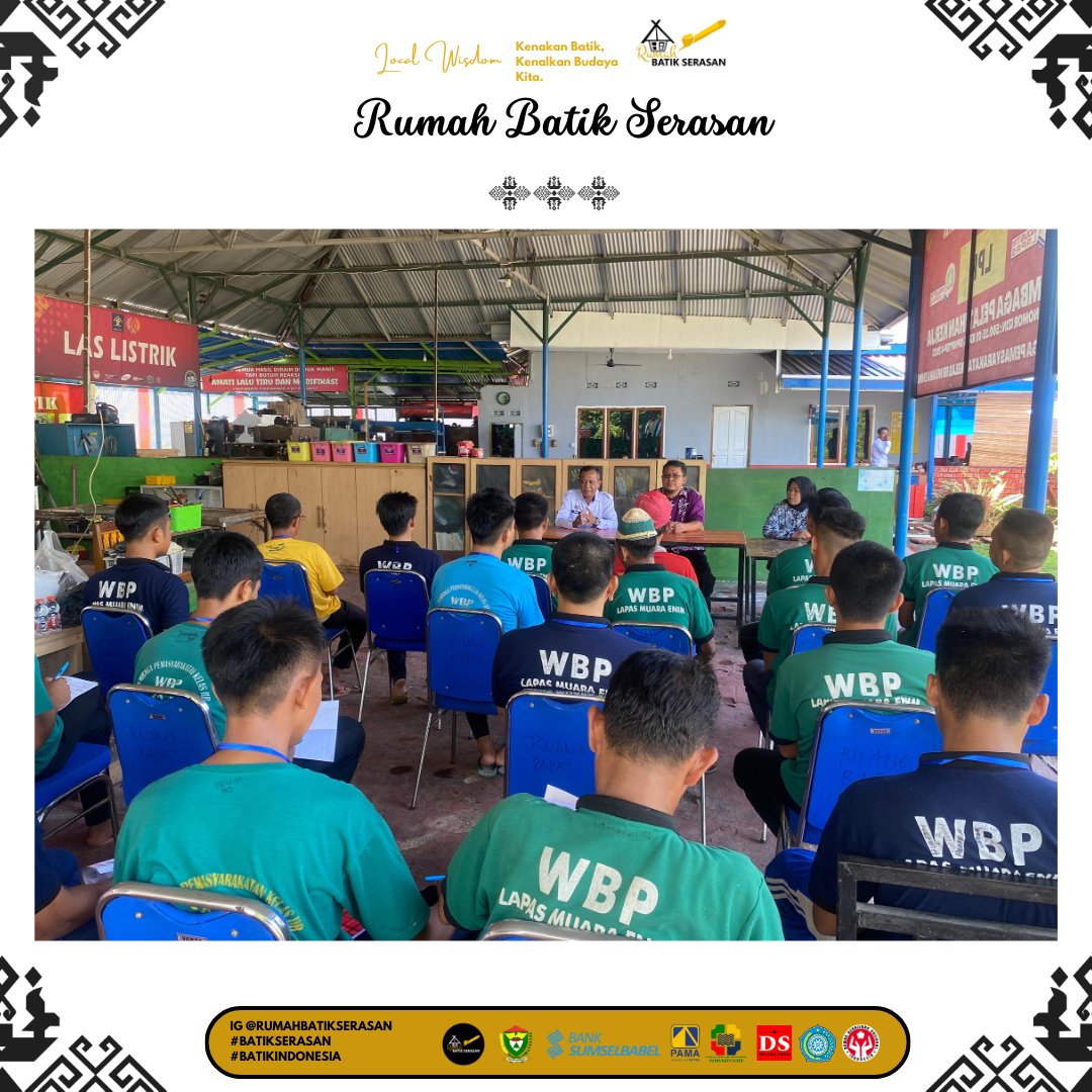 Pembukaan Kegiatan Pelatihan Kemandirian Warga Binaan Pemasyarakatan (WBP) Lapas Kelas IIB Muara Enim