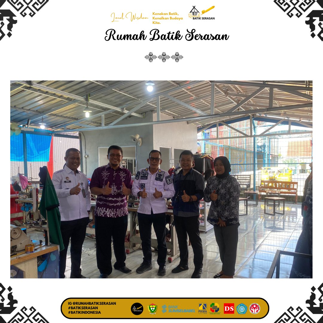 BatikSerasan's tweet photo. Pembukaan Kegiatan Pelatihan Kemandirian Warga Binaan Pemasyarakatan (WBP) Lapas Kelas IIB Muara Enim https://t.co/5t1dARNLFS