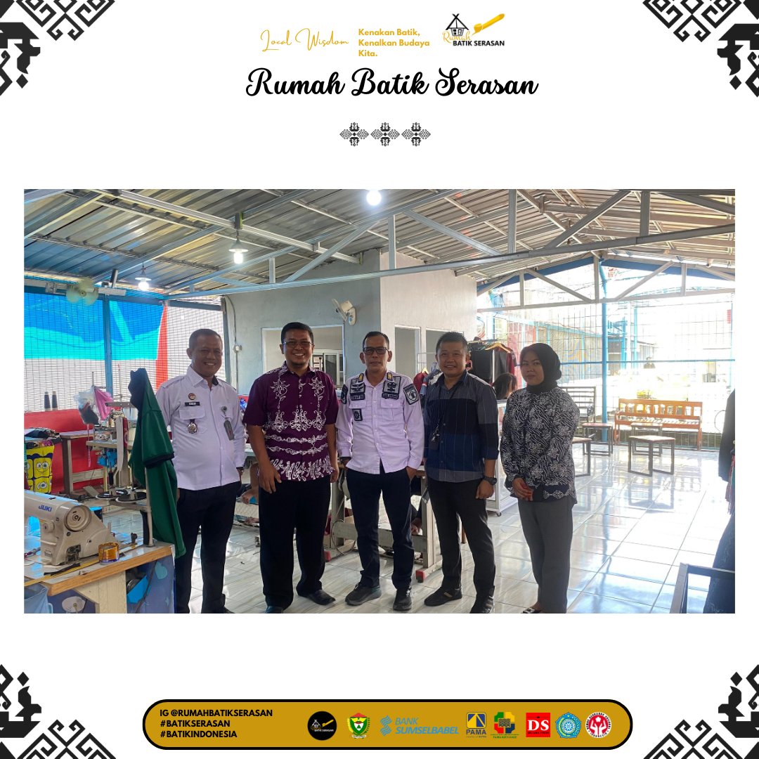 BatikSerasan's tweet photo. Pembukaan Kegiatan Pelatihan Kemandirian Warga Binaan Pemasyarakatan (WBP) Lapas Kelas IIB Muara Enim https://t.co/5t1dARNLFS