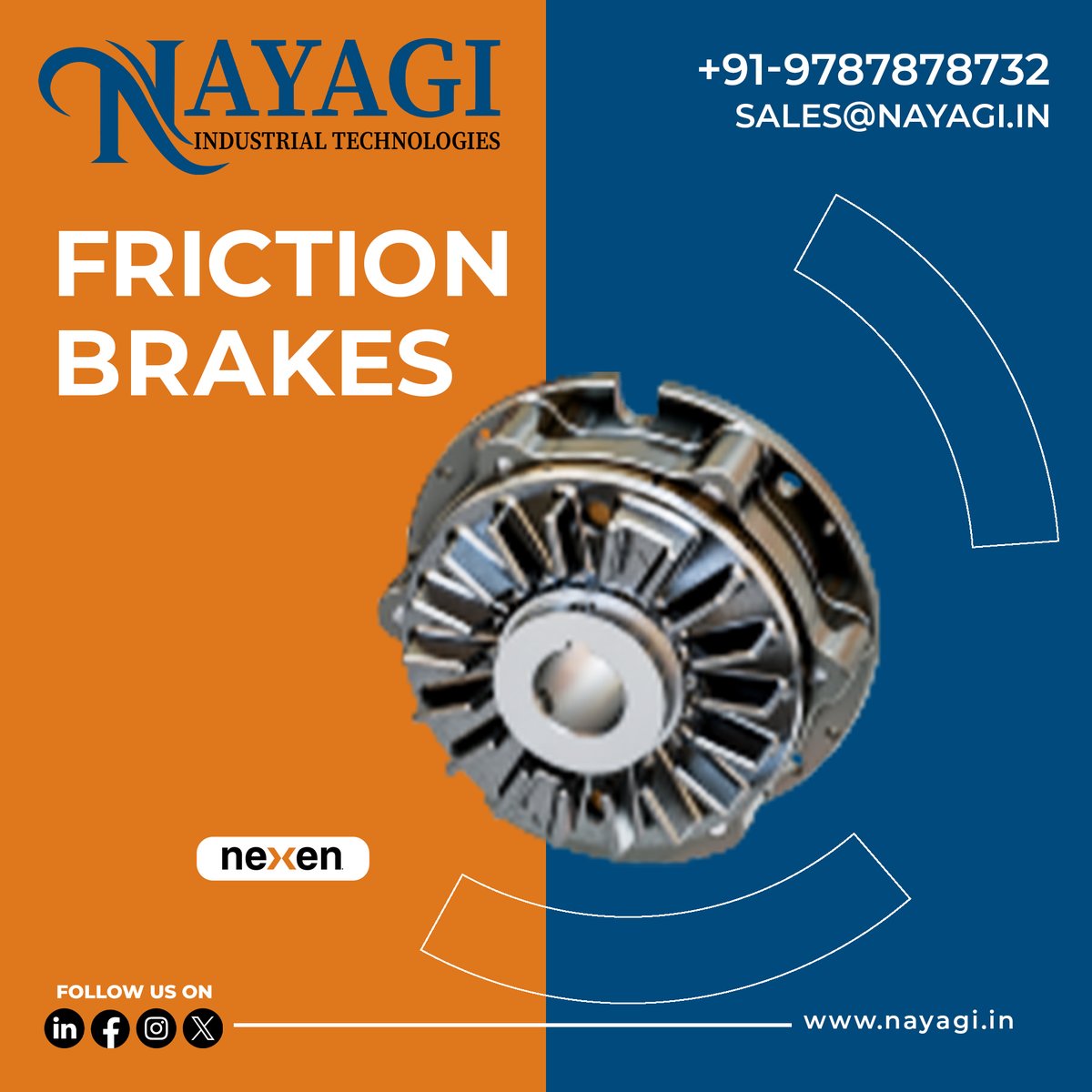NayagiIndustry's tweet photo. Conveniently packaged clutches and brakes for start and stop applications. 
 #FrictionBrakes #Loadcell #Loadcellsuppliers #Clutchbrake #authorizeddistributor #Rodlocks #MROcompany #CaliperBrakes #OEMSupplies #OEMdistributors #supplychainactivities #valves #nexengroup #nexen https://t.co/2xMfea69Iv