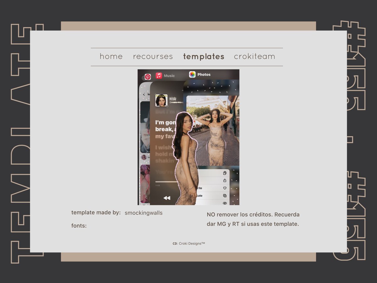 CrokiDesigns's tweet image. Template #𝟷𝟻𝟻 ˒ @smockingwalls 

Template disponible en 𝗣𝗡𝗚. Favor de no retirar la marca de agua. Deja tu 𝗠𝗚/𝗥𝗧 si lo usas.

⤷ drive.google.com/drive/folders/…