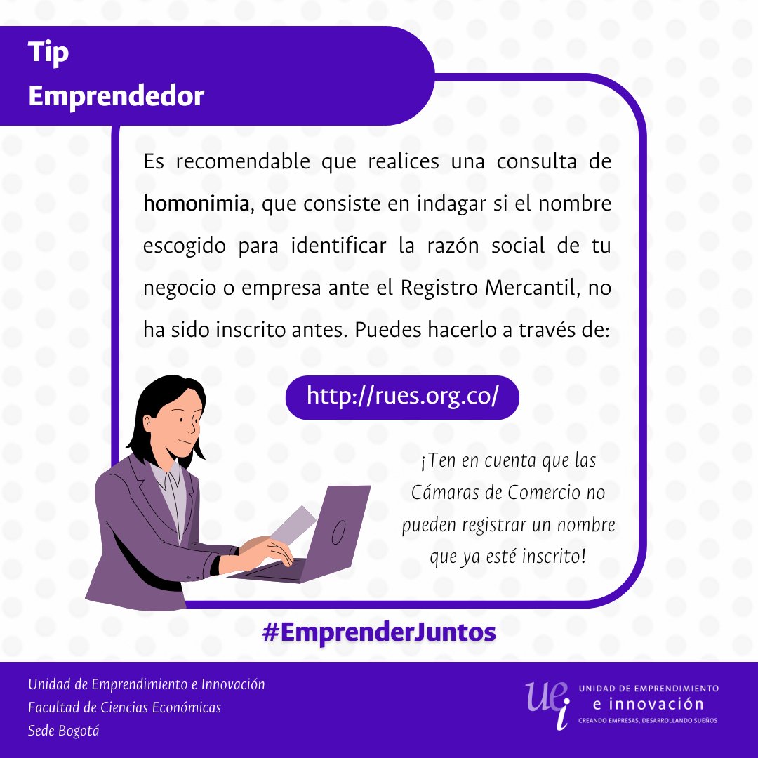 Unidad de Emprendimiento e Innovación - UNAL tweet media