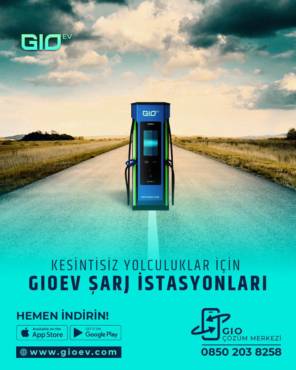 GIOEV şarj istasyonları ile elektrikli aracınızı hızlı ve kolay bir şekilde şarj edin. 300 kW hızlı şarj özelliği ile 20 dakikada %80 şarj kapasitesine ulaşın, yolculuklarınızda kesinti yaşamayın.
.
.
#gioev
#gioevcharger
#renewableenergy
#yenilenebilirenerji
#gunesenerjisi