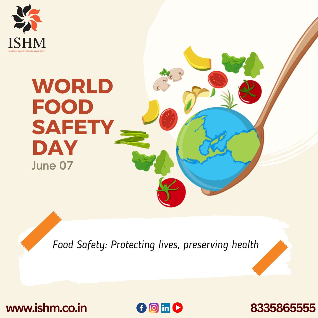 ISHM42943848's tweet photo. 🌍🍽️ Happy World Food Safety Day from the International School of Hospitality Management! 🍅🥬

Today, let's celebrate the vital role of food safety in ensuring healthy lives and sustainable development. 
#WorldFoodSafetyDay #SafeFood #HealthyLiving #ISHM #FoodSafety https://t.co/Yqg1Hp40HG