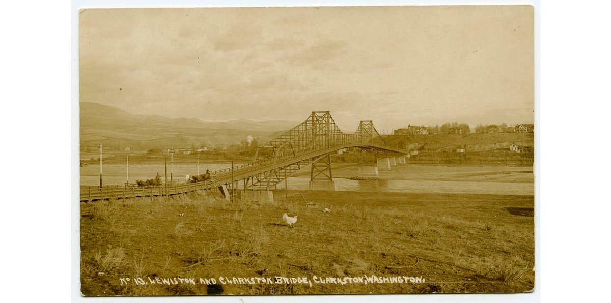 CascadeDistrict's tweet photo. CLARKSTON, a town in Asotin County, on the opposite bank of the Snake River from Lewiston, Idaho. It is named in honor of Captain William Clark of the Lewis and Clark Expedition, 1808-1806. It is a fine honor for the two leaders of that great expedition to have their names thus borne by thriving cities connected by an interstate bridge. Clarkston was begun with the name of "Concord," as some of the promoters of the irrigation plans had their homes in Concord, Massachusetts. By petition of the citizens the name was changed to Clarkston on January 1, 1900.
Meany, Edmond S. Origin of Washington Geographic Names. University of Washington Press, 1923.