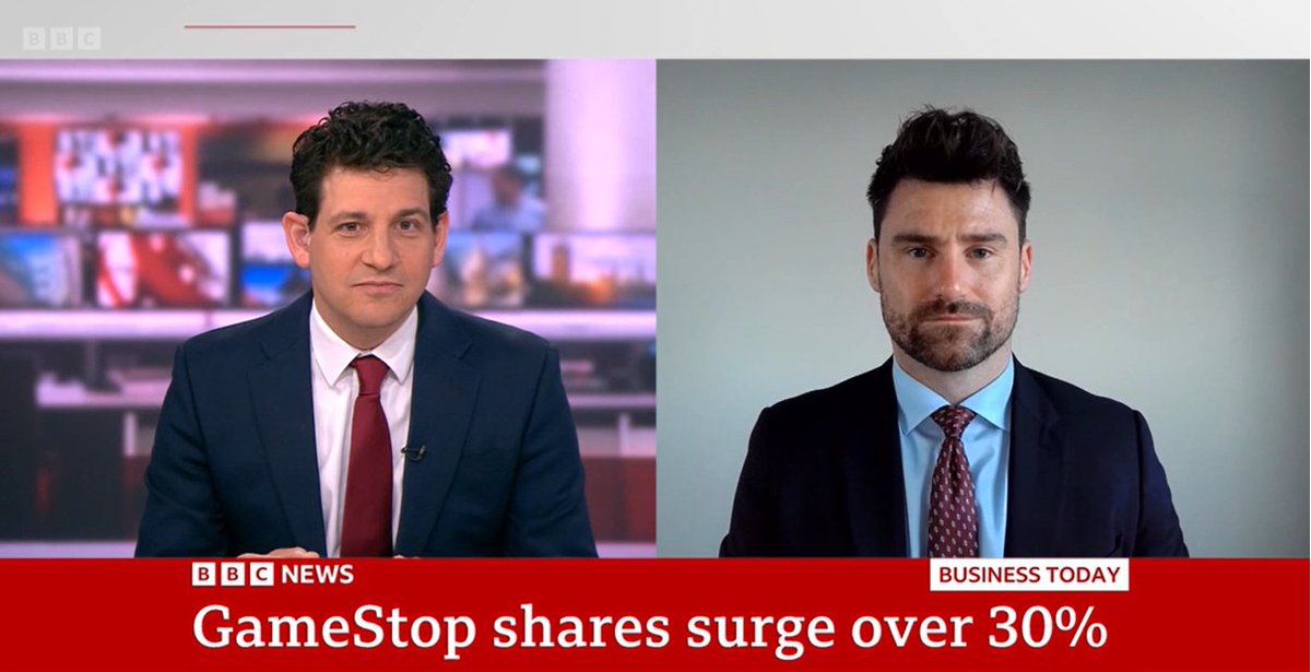 Craig Erlam (@craig_forex) on Twitter photo What's behind the latest surge in GameStop and what next for meme stocks? I joined <a href="/marklobel/">Mark Lobel</a> this morning on <a href="/BBCWorld/">BBC News (World)</a> <a href="/BBCNews/">BBC News (UK)</a> to discuss this. Check it out on iPlayer (5:37 UK) bbc.co.uk/iplayer/live/b… What's behind the latest surge in GameStop and what next for meme stocks? I joined <a href="/marklobel/">Mark Lobel</a> this morning on <a href="/BBCWorld/">BBC News (World)</a> <a href="/BBCNews/">BBC News (UK)</a> to discuss this. Check it out on iPlayer (5:37 UK) bbc.co.uk/iplayer/live/b…