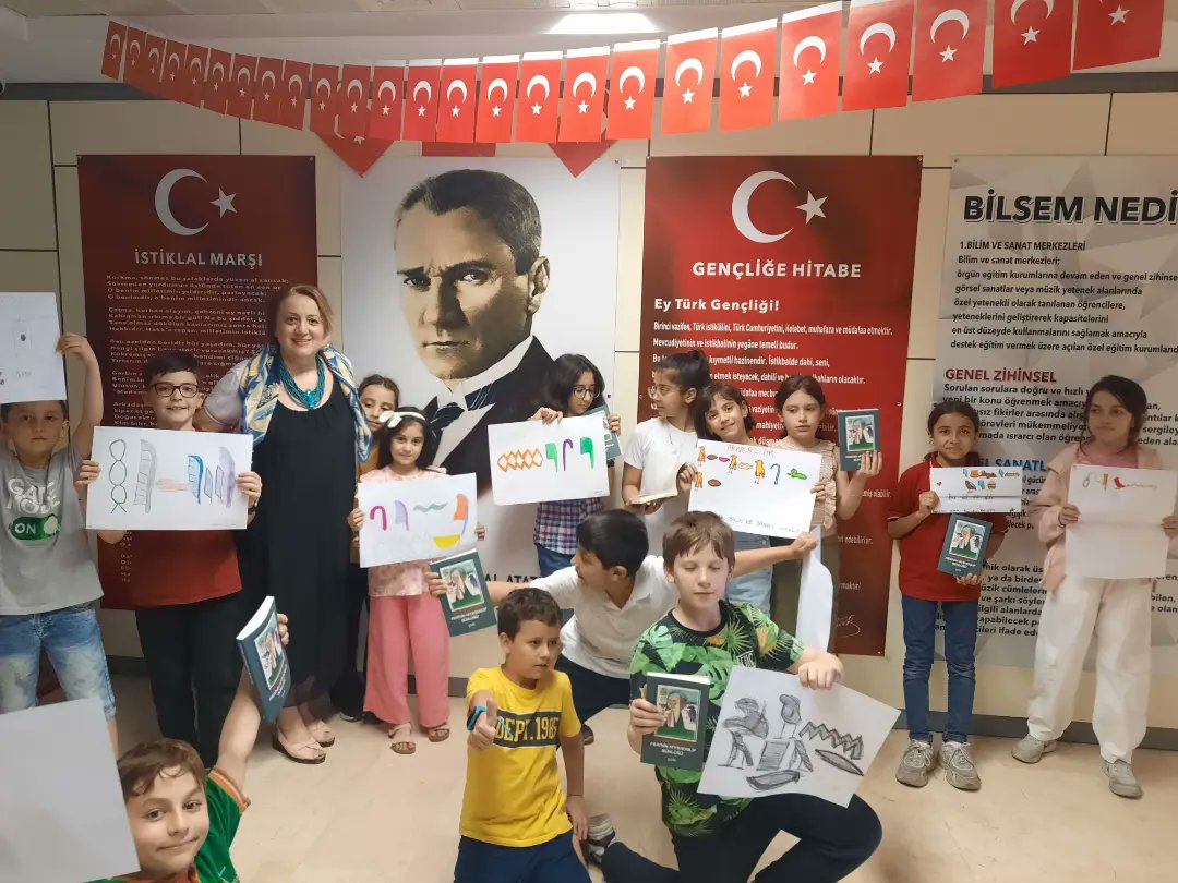 bpasabilsem's tweet photo. Sanatçı,  yazar, Mısırbilimci Perihan SADIKOĞLU, Öğrencilerimiz ile bir araya gelerek sanat,  hiyeroglif, yaratıcılık üzerine söyleşi ve atölye gerçekleştirdi. #filizseçkin 
@istanbulilmem
@ist_arge
 @MemBayrampasa https://t.co/MTfzIAxL5V