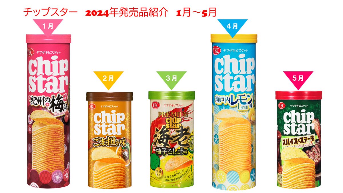 2024年のチップスター💫新製品を紹介 🙌🙌これが好き！教えてください