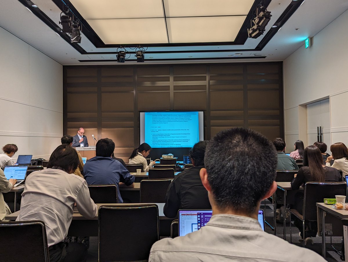 TadashiOkoshi's tweet photo. BTI (Behavior Transformation by IoT) 2024 workshop in #MobiSys2024 started with the keynote on Persuasive Tech. with Emotion by Prof. Sumi https://t.co/IWcYpHQGgU