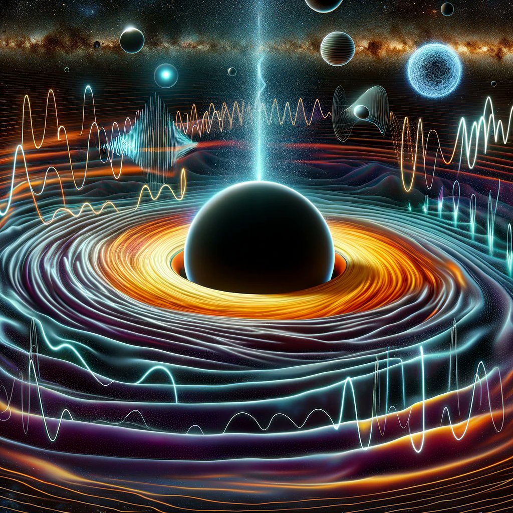 drew_ponder's tweet image. #BlackHoleInteractions #WaveDynamics #CosmicPhenomena #GravitationalWaves #EventHorizon #Astrophysics #InfiniteWaves #SpaceTimeCurvature #QuantumGravity #AccretionDisk
Here&apos;s a visual representation of a black hole interacting with various types of waves, illustrating the complex…