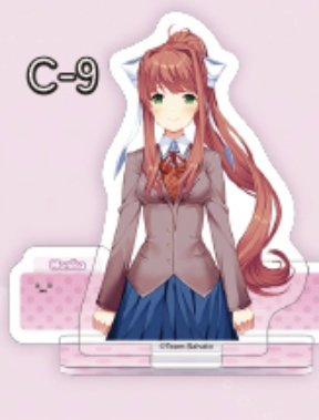 ドキドキ文芸部 DDLC ナツキ アクリルスタンド 缶バッジ くじメイト