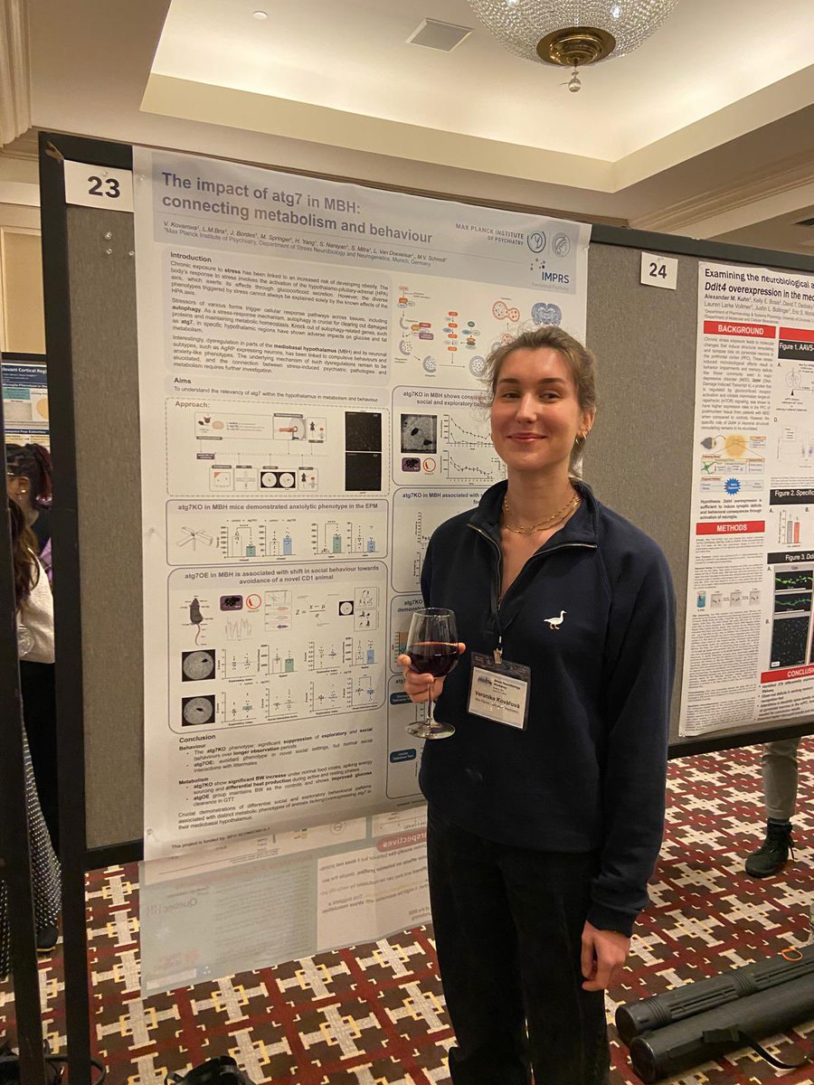 Veronika Kovarova (@veron_kovarova) on Twitter photo Just genuinely happy with the first overseas poster presentation. What a superb event ☺️ <a href="/StressNeuro2024/">Stress Neurobio 2024</a> Just genuinely happy with the first overseas poster presentation. What a superb event ☺️ <a href="/StressNeuro2024/">Stress Neurobio 2024</a>