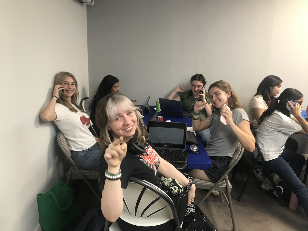 AZLD4Dems's tweet photo. #SummerInterns are a mighty machine on the phones—logging over 2,000 calls to voters tonight for @ChristinePMarsh, @KarenGreshamAZ & @KelliButlerAZ! Kudos to top caller Vincent, who made over 120 calls. And we’re just getting started! #AZLD2 #AZLD4 #NorthValleyDems https://t.co/TfXAxnoNoz