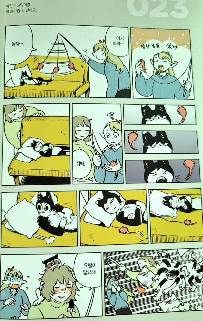 던전밥 작가님 볼 때마다 너무나 고양이 잘알