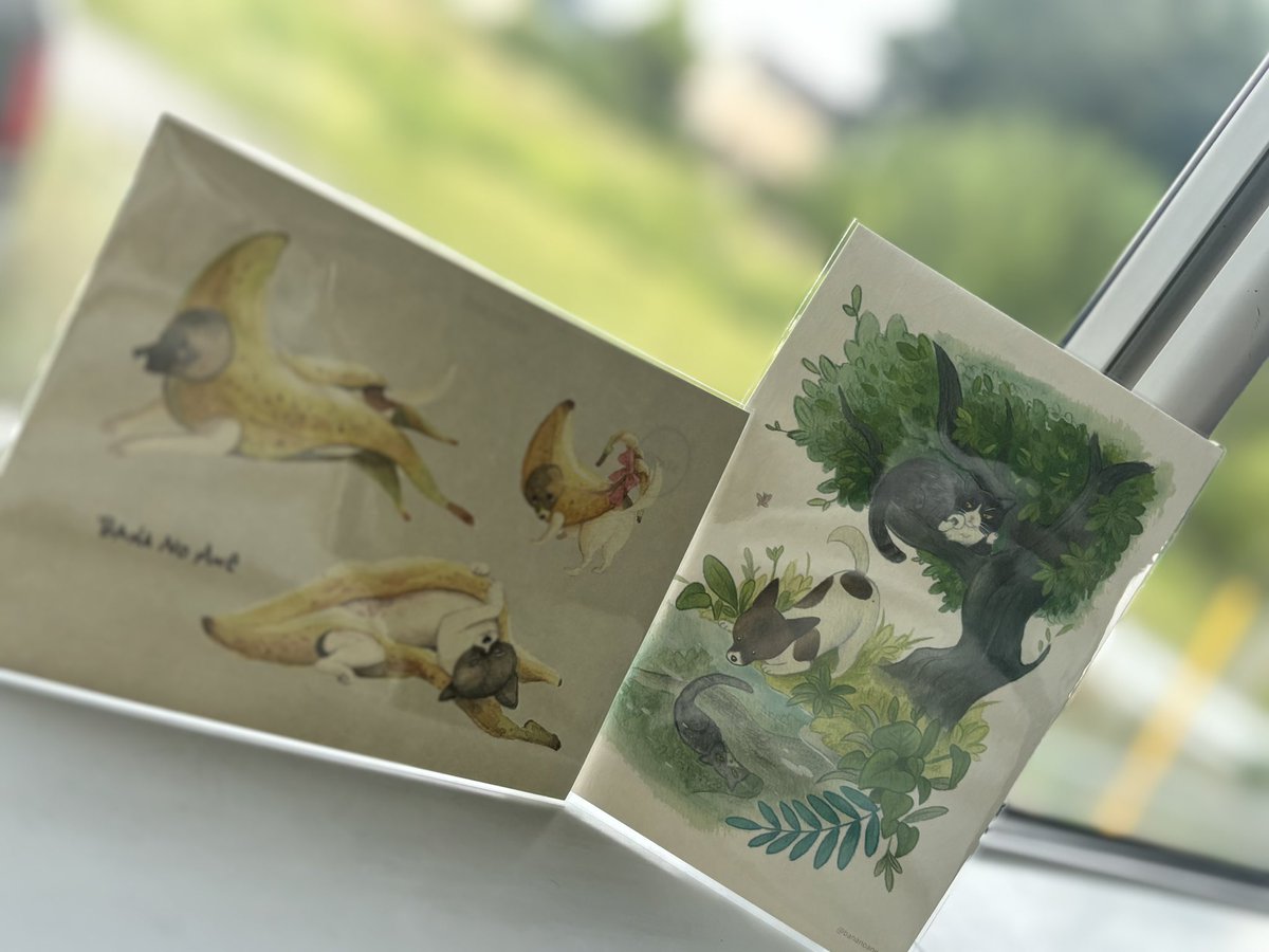 届いたよ〜🥰🥰
出かけにポストに入ってたからお連れした😆
<a href="/bana_ane_illust/">バナの姉(ふじもりはる)🎄</a>