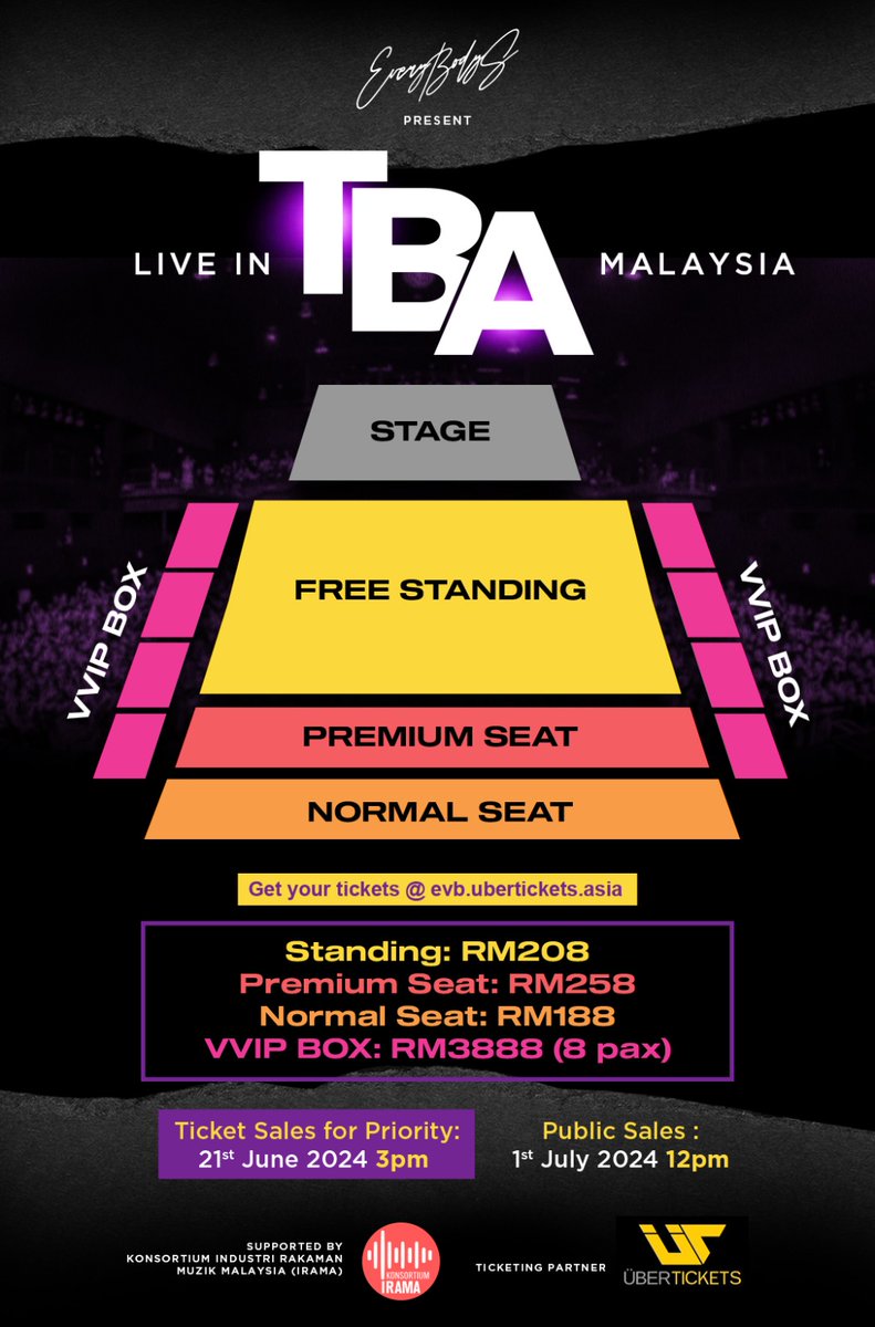 xallehrazax's tweet photo. TBA LIVE IN MALAYSIA

📅 29 November 2024
📍 Zepp Kuala Lumpur

🎟️ RM188, RM208, RM258
🔗 https://t.co/DdjvJhxU4z https://t.co/Vz5HepsNkz