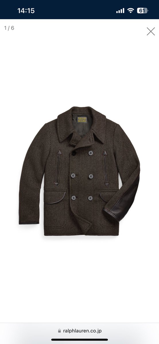 レア！未使用　denim&supply デニムピーコート 551ZXX/505 ダブルネームと505タイプ物の比較 | 私のリーバイス