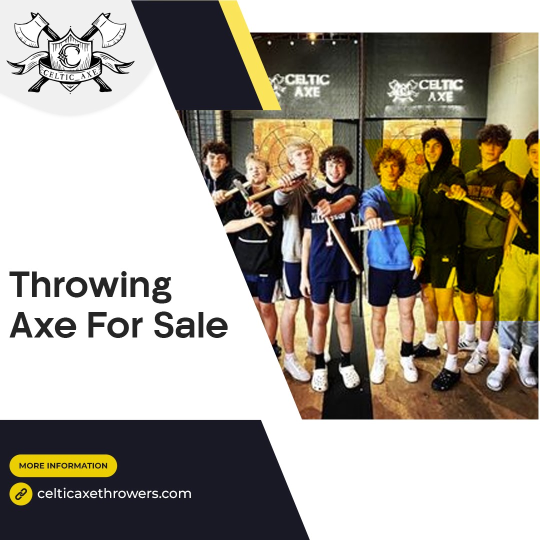 Ready to upgrade your backyard fun? Find top-quality throwing axes for sale at Celtic Axe Throwers and elevate your outdoor entertainment game!

bit.ly/3n1G9oL 

#AxeThrowing #OutdoorEntertainment