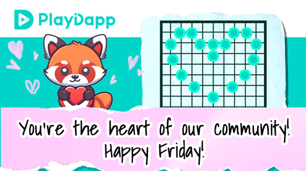 playdapp_io's tweet image. ✨Friday night lights are calling, #PlayDapp fam!🪩💃🏻
But first, a big shoutout to our incredible community♥️You rock!🤘🏻

$PDA #DAO #5inARow #TGIF