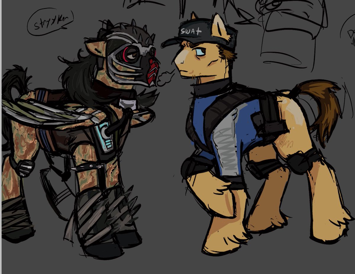 pony redraws..,, goodnite…