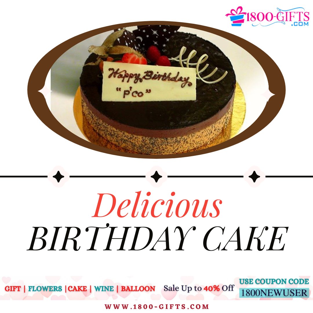Gifts1800's tweet photo. It’s time to satisfy your craving and get the best offers on cakes at our website. Hurry up and grab the opportunity before it’s gone. order now at: https://t.co/sw9HhcLuSE
#DeliciousGifts #chocolate #birthdaycake #cake #celebration #gifts #surprisesby1800 #cakeoffer #offers https://t.co/p8fNwUSeym