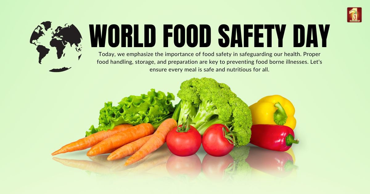 DSSNewsUpdates's tweet photo. This day encourages everyone, from farmers and manufacturers to consumers, to adopt and maintain safe food handling practices. By doing so, we can reduce the risk of foodborne diseases and promote healthier communities. Happy #WorldFoodSafetyDay! https://t.co/jtePEY5WKi