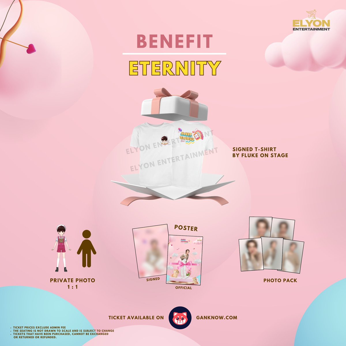 ElyonManagement's tweet photo. This is a benefit for Eternity seat. ✨

This ticket will be available on https://t.co/DeLNK4yZPt on Saturday, June 22 at 10am.

Stay tune for more Information @elyonentertainment 

#sweetmemorieswithflukeinjakarta #เจ้าแก้มก้อน https://t.co/NZPoDMdDh8