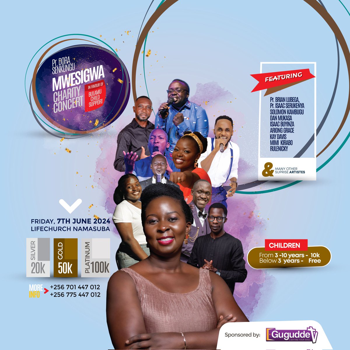 Greetings family, this is indeed the day the Lord has made. We are glad and rejoicing. 

See you at 4.30pm prompt today as we celebrate 🎉  and worship God together 🎶 

#MwesigwaCharityConcert24 #LifeChurchUganda #DoraSenkunguMusic #BulamuChildSupport