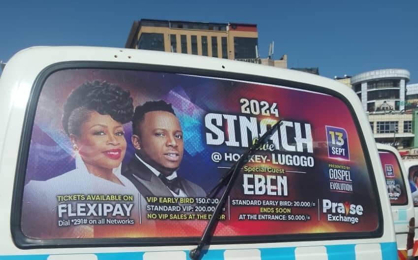 Sinach is back in Kampala at Hockey grounds on 13th September 2024
Dail *291#