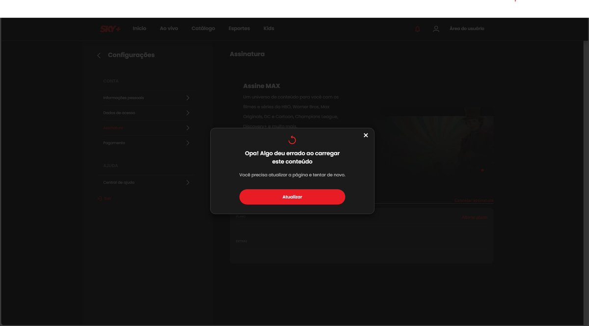 AqueleCast's tweet photo. E ai @skybrasil ???

Como que faz assim?
Não consigo gerenciar minha conta, não consigo mudar ou cancelar a assinatura, não consigo acessar pacotes extras, que site horrível.

Estou tentando falar com vocês a semanas e nada, vamos resolver isso ou vamos pra justiça mesmo??? https://t.co/G3IvZ3cnrM